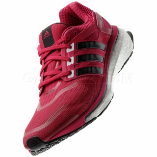 Adidas Легкая Атлетика Обувь Женская Energy Boost Ярко-Розовый/Черный/Белый Цвет Q33961