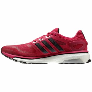 Adidas Легкая Атлетика Обувь Женская Energy Boost Ярко-Розовый/Черный/Белый Цвет Q33961