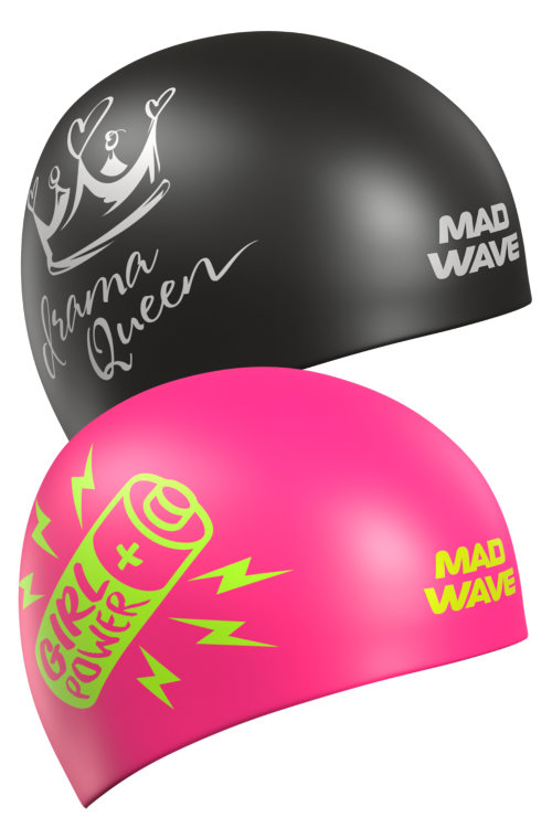 Madwave Swim Silicone Cap Drama Queen Reversible M0552 18