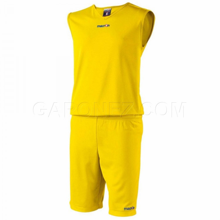 Macron Баскетбольная Форма Brooklyn Желтый Цвет 431305