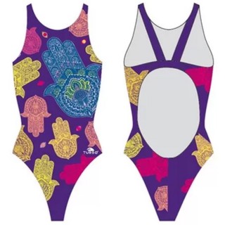 涡轮游泳女式宽肩带泳衣 法蒂玛 8302351