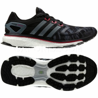 Adidas Легкая Атлетика Обувь Женская Energy Boost Черный/Черный/Ярко-Розовый Металлик Цвет Q33962