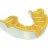 Opro Mouthguard Single Row Silver WH/YL