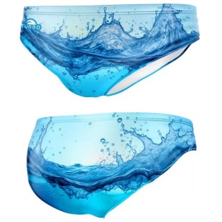 涡轮水球泳衣 藍色水 731943