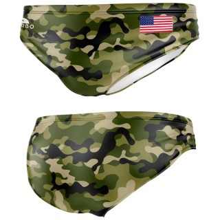 涡轮水球泳衣 美国迷彩 732173