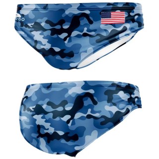 涡轮水球泳衣 美国迷彩 732173