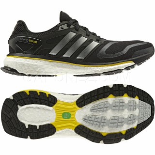 Adidas Легкая Атлетика Обувь Женская Energy Boost Черный/Металлический/Желтый Цвет Q21114
