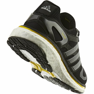 Adidas Легкая Атлетика Обувь Женская Energy Boost Черный/Металлический/Желтый Цвет Q21114