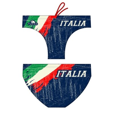 Turbo Bañador de Waterpolo Italia Bandera de la Vendimia 79666