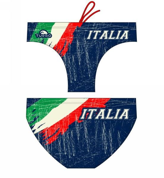 Turbo Water Polo Swimsuit Italia Vintage Flag 79666