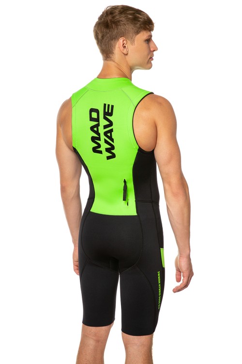 Madwave 游泳 跑步 男士氯丁橡胶无袖潜水服杂交种 DSSS SLS M2023 03