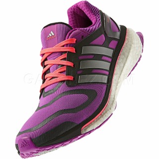 Adidas Легкая Атлетика Обувь Женская Energy Boost Ярко-Розовый/Металлический/Красный Цвет Q21115