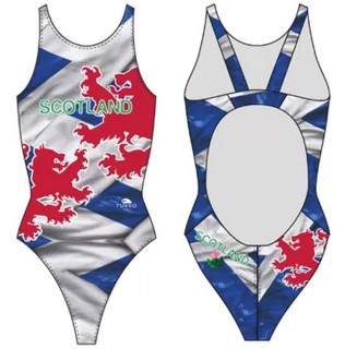 涡轮女式宽肩带泳衣 苏格兰 8304371