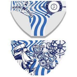 Bbosi 水球泳衣 水手蓝 K8EQH