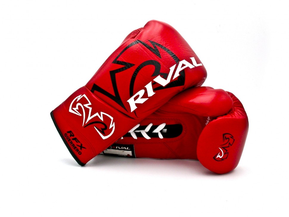 Guerrero HDE-F Rival Blue Red Pro Fight Boxing Gloves RFX 