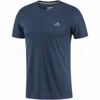Adidas Футболка Clima Ultimate Short Sleeve Серый/Синий Цвет Z40514