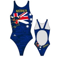 涡轮游泳女式宽肩带泳衣 澳大利亚跳跃 899701