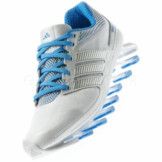 Adidas Легкая Атлетика Обувь Беговая Женская Springblade Серебристый Металлик/Голубой Цвет G66649