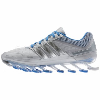 Adidas Легкая Атлетика Обувь Беговая Женская Springblade Серебристый Металлик/Голубой Цвет G66649