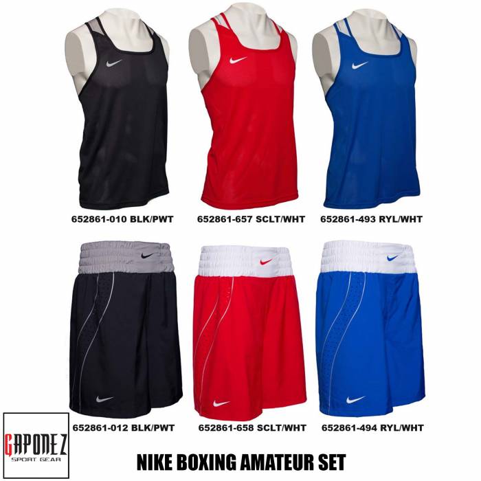 nike boxing apparel