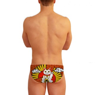 Bbosi 水球泳衣 招财猫 K3CQH