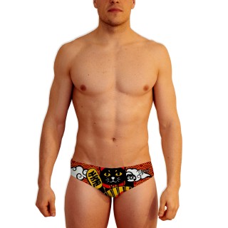 Bbosi 水球泳衣 招财猫 K3CQH