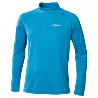 亚瑟士 顶部 长袖T恤 半拉链 110410