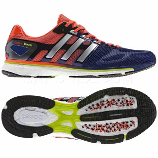 Adidas Легкая Атлетика Обувь Беговая Adizero Adios Boost Чернильный/Серебристый Металлик Цвет G95112