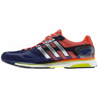 Adidas Легкая Атлетика Обувь Беговая Adizero Adios Boost Чернильный/Серебристый Металлик Цвет G95112