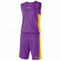 Macron Баскетбольная Форма Arkansas Фиолетовый/Желтый Цвет 43150605