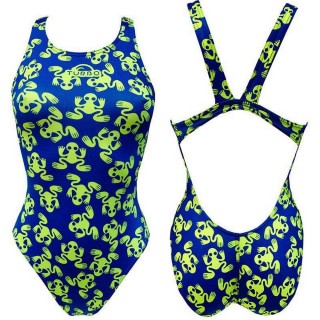 涡轮游泳女式宽肩带泳衣 拉尼塔斯面粉 899751