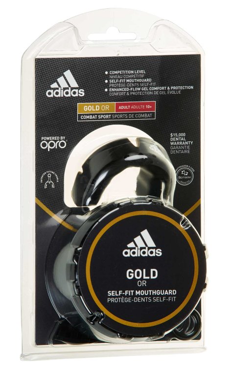 Opro Mouthguard Single Row Gold Gen4 Self-Fit adiBP35