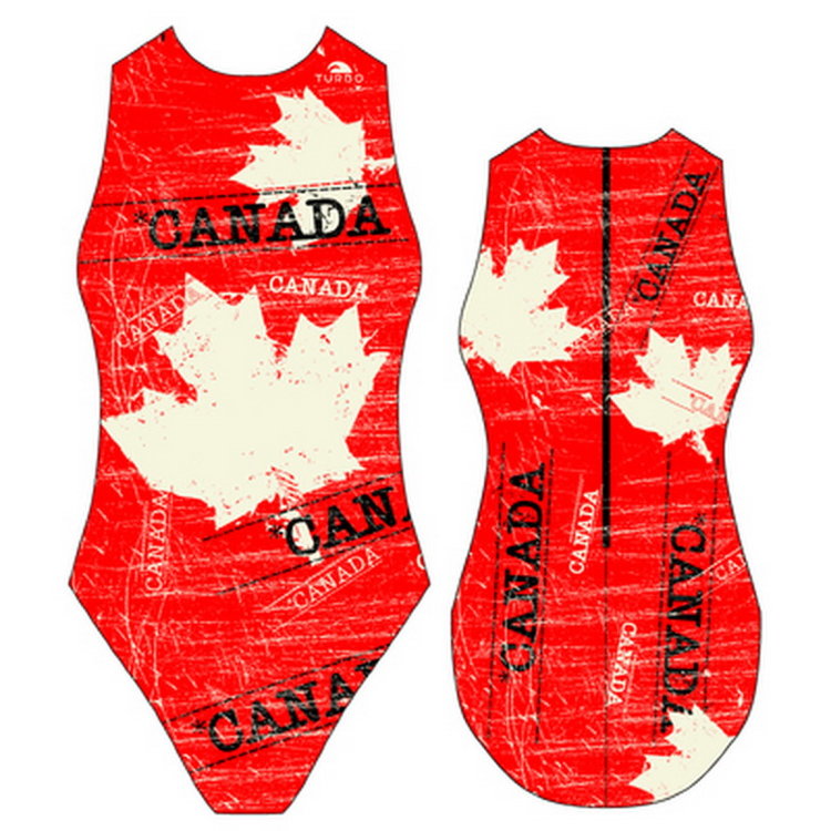 涡轮水球泳衣加拿大复古 89901