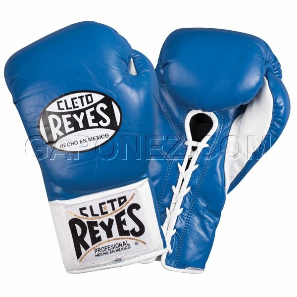 Guantes de boxeo Cleto Reyes Sparring CE6 Zafiro Azul Oro -   – Combat Arena