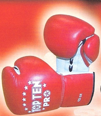 Top Ten Боксерские Перчатки Competition Mexican Красный Цвет 2015-4