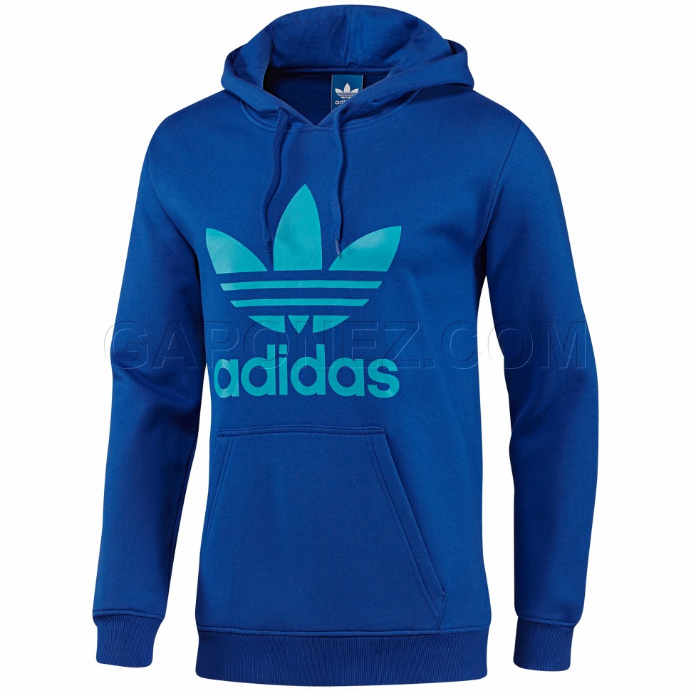 Купить Адидас Ориджиналс Мужской Джемпер (Свитер) с Капюшоном Adidas  Originals Cardigan Trefoil Hoodie Z31827 Men's Apparel Jumper from Gaponez  Sport Gear