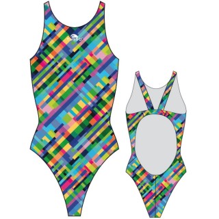 涡轮游泳女式宽肩带泳衣 牛津 8301961