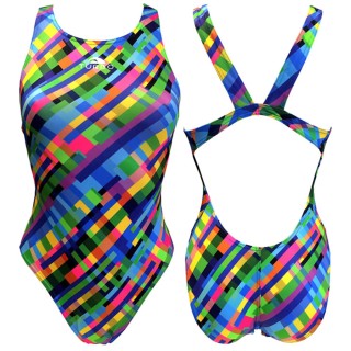 涡轮游泳女式宽肩带泳衣 牛津 8301961