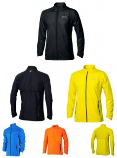 亚瑟士 长袖上衣 梭织跑步夹克 110411