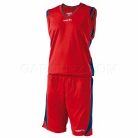 Macron Баскетбольная Форма Berkeley Красный/Темно-Синий Цвет 43140207