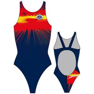 涡轮游泳女式宽肩带泳衣 西班牙职业抵抗 893091
