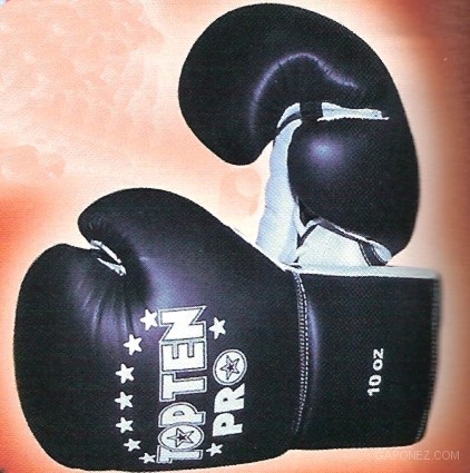Top Ten Боксерские Перчатки Competition Mexican Черный Цвет 2015-9