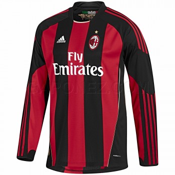 Adidas Футбол Футболка AC Milan с Длинными Рукавами Home P96287 мужская одежда - футболка/джерси с длинным рукавом
men's apparel - jersey/tee long sleeve
# P96287