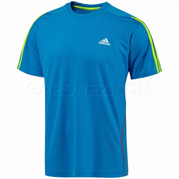 Adidas Беговая Футболка Response 3-Stripes Short Sleeve V10802 adidas беговая (легкоатлетическая) футболка
# V10802
	        
        