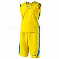 Macron Баскетбольная Форма Berkeley Желтый/Синий Цвет 43140503