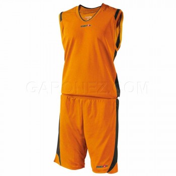 Macron Баскетбольная Форма Berkeley Оранжевый/Черный Цвет 43141309 