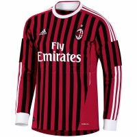 Adidas Футбол Футболка AC Milan с Длинными Рукавами Home V13456