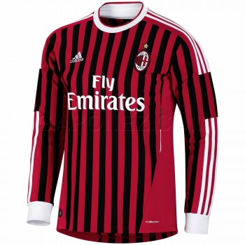 Adidas Футбол Футболка AC Milan с Длинными Рукавами Home V13456 мужская одежда - футболка/джерси с длинным рукавом
men's apparel - jersey/tee long sleeve
# V13456