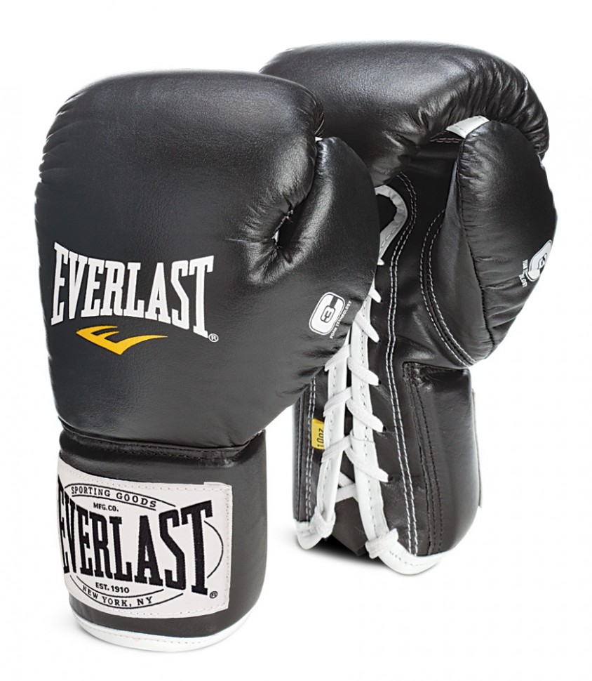 Everlast Boxing Professional 1910 Fight Gloves Lace-Up EPFG from ...