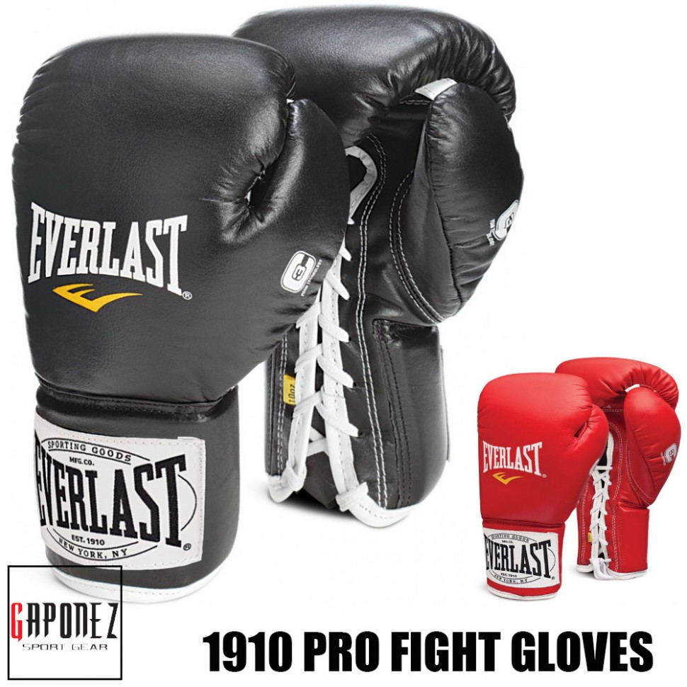 Oproepen Stuwkracht Ontvangende machine Everlast Boxing Professional 1910 Fight Gloves Lace-Up EPFG from Gaponez  Sport Gear